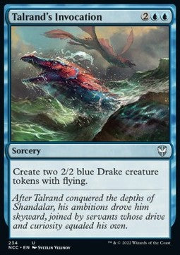 Talrand's Invocation⁣ - Commander: Streets of New Capenna⁣ (Uncommon)⁣ [234]