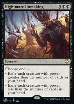 Nightmare Unmaking⁣ - Commander: Streets of New Capenna⁣ (Rare)⁣ [253]