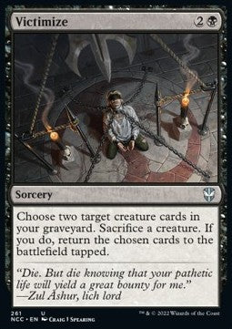 Victimize⁣ - Commander: Streets of New Capenna⁣ (Uncommon)⁣ [261]