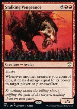 Stalking Vengeance⁣ - Commander: Streets of New Capenna⁣ (Rare)⁣ [276]