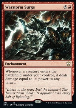Warstorm Surge⁣ - Commander: Streets of New Capenna⁣ (Rare)⁣ [277]