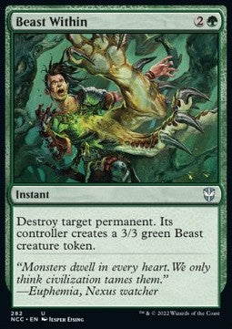 Beast Within⁣ - Commander: Streets of New Capenna⁣ (Uncommon)⁣ [282]