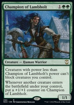 Champion of Lambholt⁣ - Commander: Streets of New Capenna⁣ (Rare)⁣ [284]