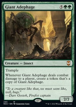 Giant Adephage⁣ - Commander: Streets of New Capenna⁣ (Mythic)⁣ [293]