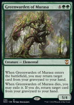 Greenwarden of Murasa⁣ - Commander: Streets of New Capenna⁣ (Mythic)⁣ [294]