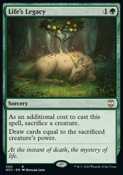 Life's Legacy⁣ - Commander: Streets of New Capenna⁣ (Rare)⁣ [300]