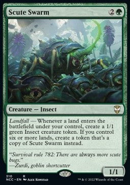 Scute Swarm⁣ - Commander: Streets of New Capenna⁣ (Rare)⁣ [310]