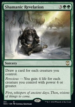 Shamanic Revelation⁣ - Commander: Streets of New Capenna⁣ (Rare)⁣ [311]