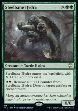 Steelbane Hydra⁣ - Commander: Streets of New Capenna⁣ (Rare)⁣ [313]