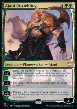 Ajani Unyielding⁣ - Commander: Streets of New Capenna⁣ (Mythic)⁣ [324]