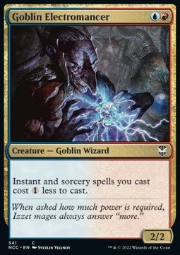 Goblin Electromancer⁣ - Commander: Streets of New Capenna⁣ (Common)⁣ [341]