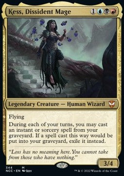 Kess, Dissident Mage⁣ - Commander: Streets of New Capenna⁣ (Mythic)⁣ [344]