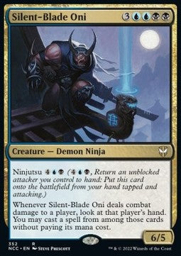 Silent-Blade Oni⁣ - Commander: Streets of New Capenna⁣ (Rare)⁣ [352]
