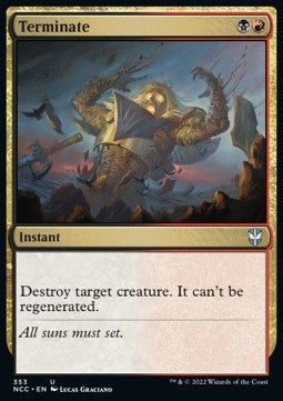 Terminate⁣ - Commander: Streets of New Capenna⁣ (Uncommon)⁣ [353]