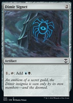 Dimir Signet⁣ - Commander: Streets of New Capenna⁣ (Common)⁣ [365]