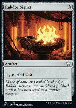 Rakdos Signet⁣ - Commander: Streets of New Capenna⁣ (Uncommon)⁣ [378]