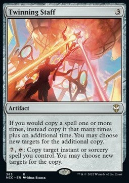 Twinning Staff⁣ - Commander: Streets of New Capenna⁣ (Rare)⁣ [383]