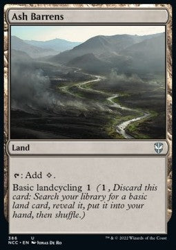 Ash Barrens⁣ - Commander: Streets of New Capenna⁣ (Uncommon)⁣ [386]