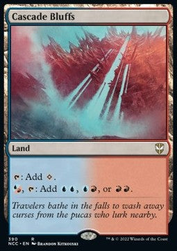Cascade Bluffs⁣ - Commander: Streets of New Capenna⁣ (Rare)⁣ [390]