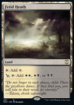 Fetid Heath⁣ - Commander: Streets of New Capenna⁣ (Rare)⁣ [401]