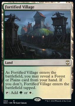 Fortified Village - Commander: Streets of New Capenna (Rare) [NCC-404]