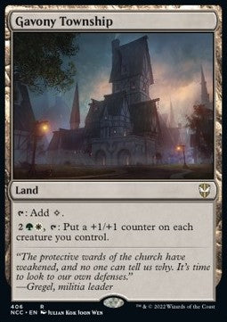 Gavony Township⁣ - Commander: Streets of New Capenna⁣ (Rare)⁣ [406]