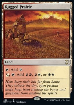 Rugged Prairie⁣ - Commander: Streets of New Capenna⁣ (Rare)⁣ [423]