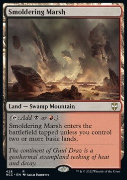 Smoldering Marsh - Commander: Streets of New Capenna (Rare) [NCC-428]