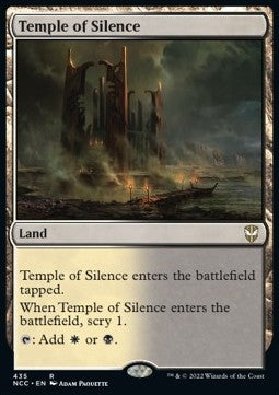 Temple of Silence⁣ - Commander: Streets of New Capenna⁣ (Rare)⁣ [435]