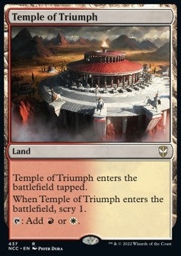Temple of Triumph⁣ - Commander: Streets of New Capenna⁣ (Rare)⁣ [437]