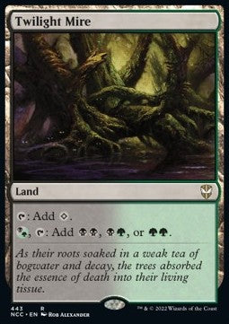 Twilight Mire⁣ - Commander: Streets of New Capenna⁣ (Rare)⁣ [443]