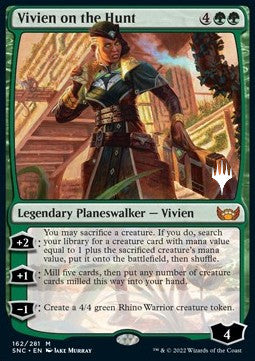 Vivien on the Hunt (V.2)⁣ - Streets of New Capenna: Promos⁣ (Mythic)⁣ [162]