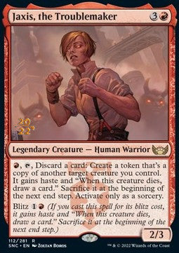 Jaxis, the Troublemaker (V.1)⁣ - Streets of New Capenna: Promos⁣ (Rare)⁣ [112]