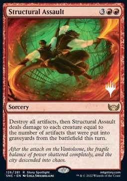 Structural Assault (V.2)⁣ - Streets of New Capenna: Promos⁣ (Rare)⁣ [126]
