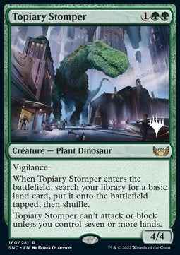 Topiary Stomper (V.2)⁣ - Streets of New Capenna: Promos⁣ (Rare)⁣ [160]