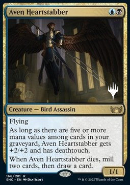 Aven Heartstabber (V.2)⁣ - Streets of New Capenna: Promos⁣ (Rare)⁣ [166]