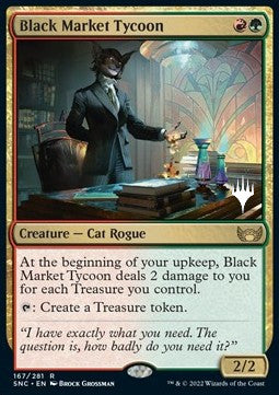 Black Market Tycoon (V.2)⁣ - Streets of New Capenna: Promos⁣ (Rare)⁣ [167]