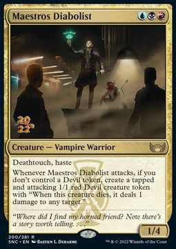 Maestros Diabolist (V.1)⁣ - Streets of New Capenna: Promos⁣ (Rare)⁣ [200]