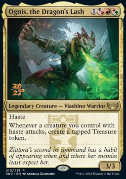 Ognis, the Dragon's Lash (V.1)⁣ - Streets of New Capenna: Promos⁣ (Rare)⁣ [210]