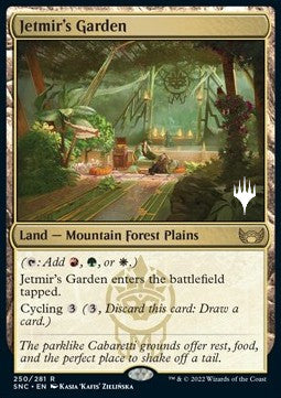 Jetmir's Garden (V.2)⁣ - Streets of New Capenna: Promos⁣ (Rare)⁣ [250]