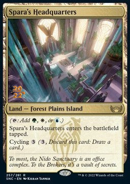 Spara's Headquarters (V.1)⁣ - Streets of New Capenna: Promos⁣ (Rare)⁣ [257]