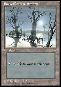 Snow-Covered Swamp⁣ - Ice Age⁣ (Land)