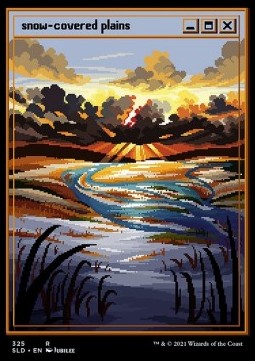 Snow-Covered Plains (V.1)⁣ - Secret Lair Drop Series: Secretversary 2021⁣ (Rare)⁣ [325]