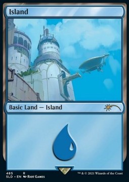 Island⁣ - Secret Lair Drop Series: Secretversary 2021⁣ (Rare)⁣ [485]