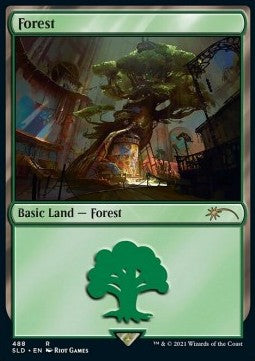 Forest⁣ - Secret Lair Drop Series: Secretversary 2021⁣ (Rare)⁣ [488]