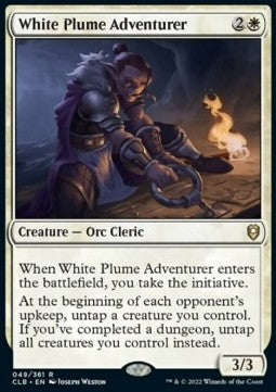 White Plume Adventurer⁣ - Commander Legends: Battle for Baldur's Gate⁣ (Rare)⁣ [49]