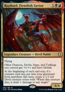 Raphael, Fiendish Savior⁣ - Commander Legends: Battle for Baldur's Gate⁣ (Rare)⁣ [292]