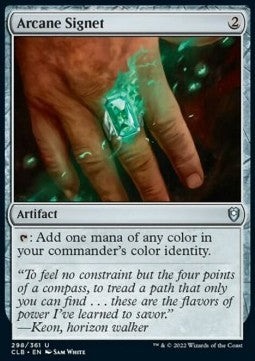 Arcane Signet⁣ - Commander Legends: Battle for Baldur's Gate⁣ (Uncommon)⁣ [298]