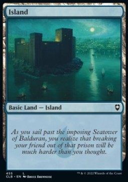 Island (V.1)⁣ - Commander Legends: Battle for Baldur's Gate: Extras⁣ (Land)⁣ [455]