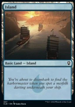 Island (V.3)⁣ - Commander Legends: Battle for Baldur's Gate: Extras⁣ (Land)⁣ [457]